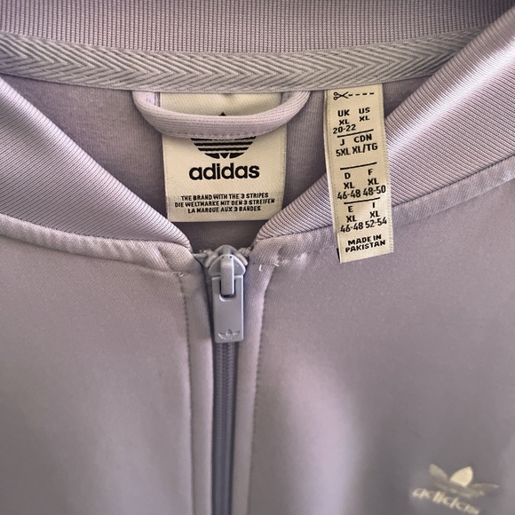 ADIDAS lavender Track Jacket - Picture 2 of 3